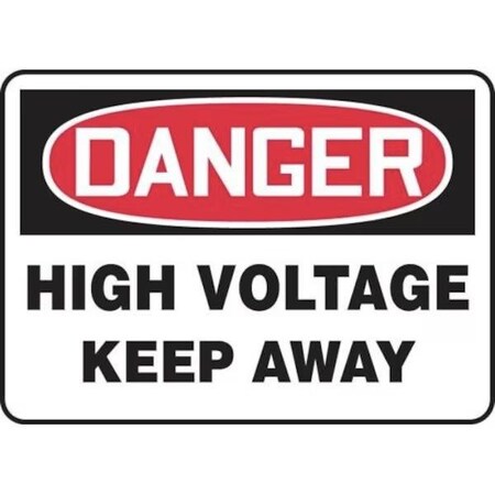 Accuform OSHA DANGER SAFETY SIGN HIGH FRMELC141VA FRMELC141VA